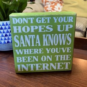 ✨3/$25✨ Wooden Christmas Plaque